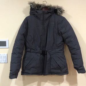 North face HyVent down jacket. Woman’s size L